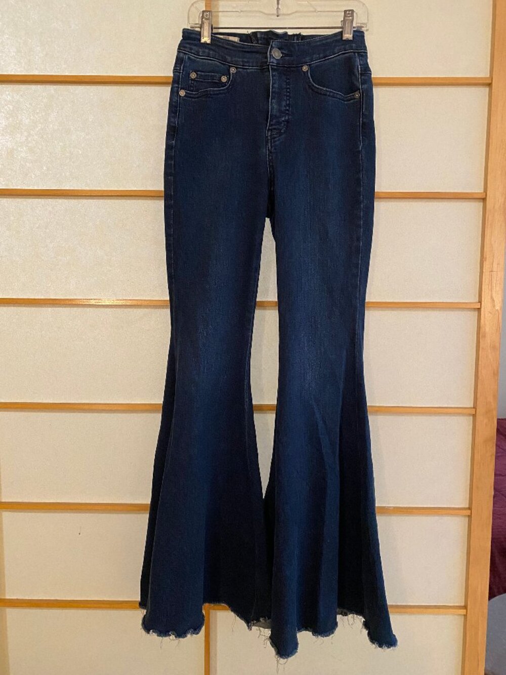 We the Free CRVY Super High-Rise Lace-up Flare Jeans - Size 25